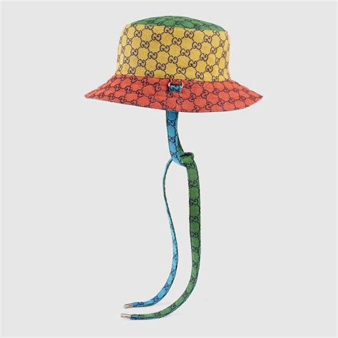 gucci cap limited edition rainbow|Gucci bucket hat.